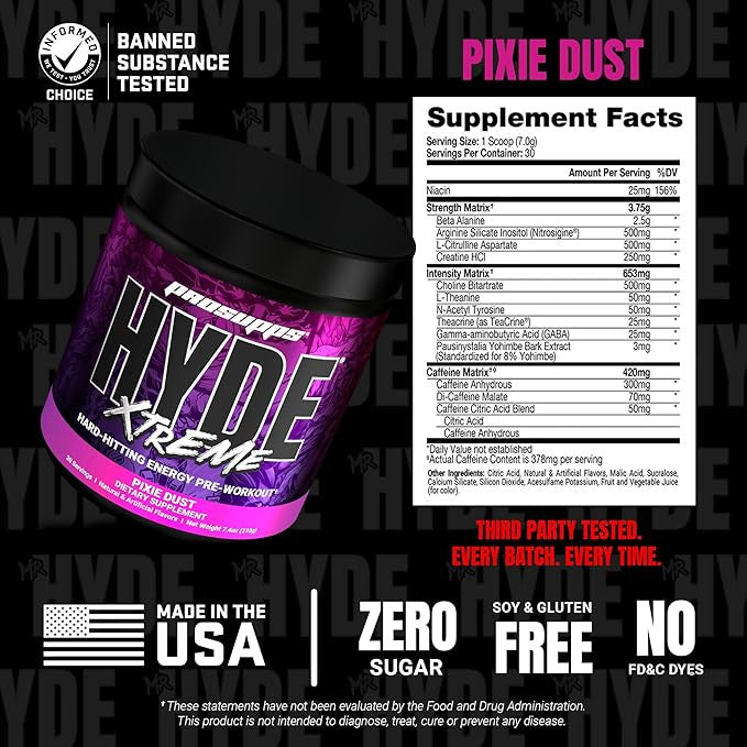 Prosupps Hyde Xtreme 30 Porciones Pixie Dust
