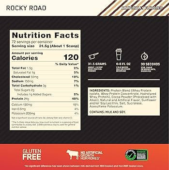 Optimum Nutrition 100 Whey Gold Std 2 Libras Rocky Road