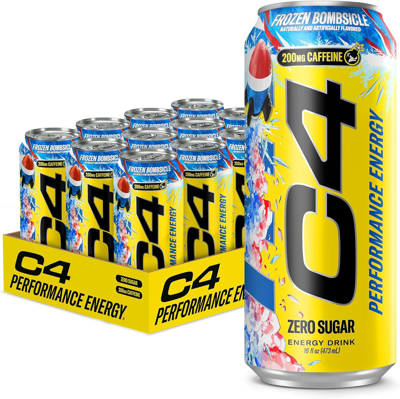 Cellucor C4 Energy Carbonatada 16Oz 12Pk Frozen Bombsicle