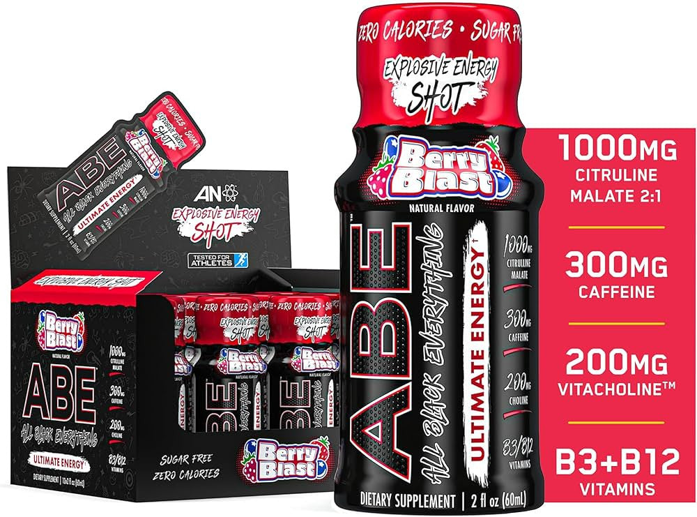 Applied Nutrition Abe Shot 60 ml 12 Paquete Berry Blast