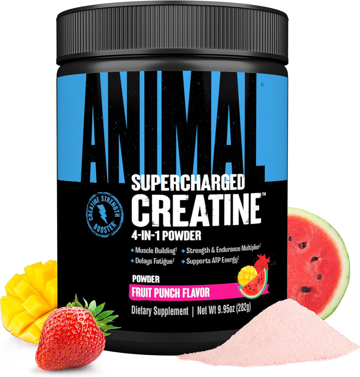Universal Animal Creatina Supercharged 30 Porciones Fruit Punch