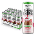 Optimum Nutrition Amino Energy 355 ml 12 Paquete Cocoberry Breeze Electrolitos
