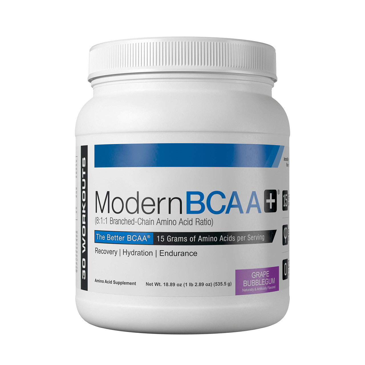 Modern Sports Nutrition BCAA 30 Porciones Grape Bubblegum
