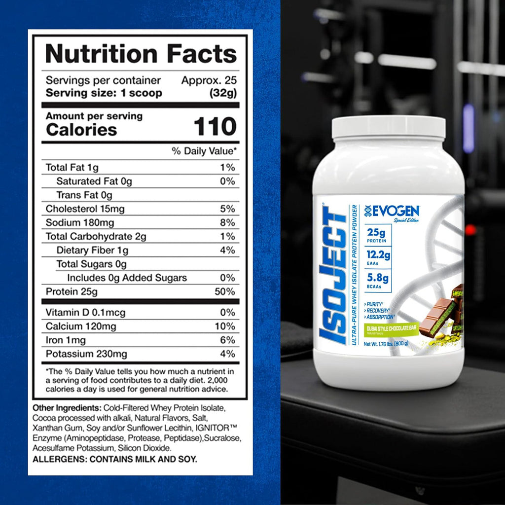Evogen Isoject 1 81 Libras Dubai Chocolate Style