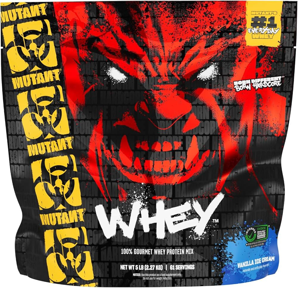 Mutant Hardcore Whey 5Lbs Vainilla Ice Cream