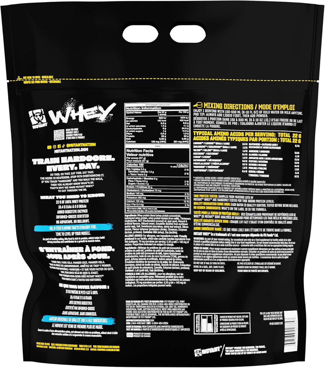Mutant Whey 10 Libras Vainilla Ice Cream