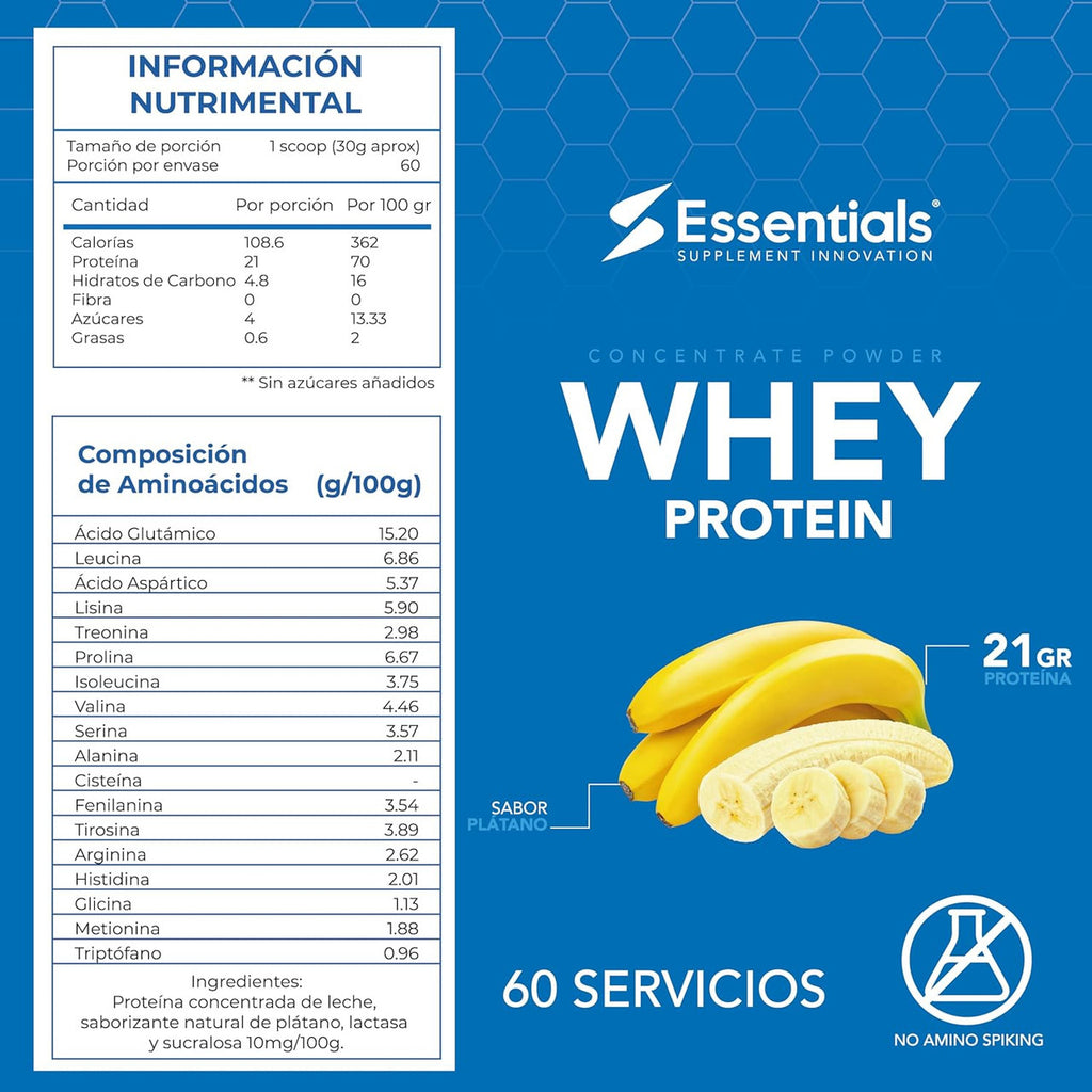 Ess Whey Protein 4 Libras Platano