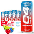 Cellucor C4 Smart Energy Carbonatada 12Oz 12Pk Cherry Berry Lime