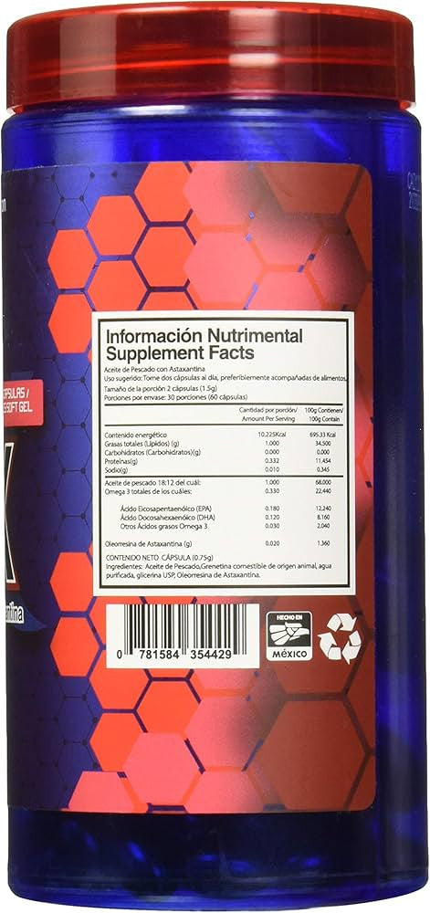 Alpha Ax Omega3 2Mg Astaxantina 60 Cápsulas 300Mgs