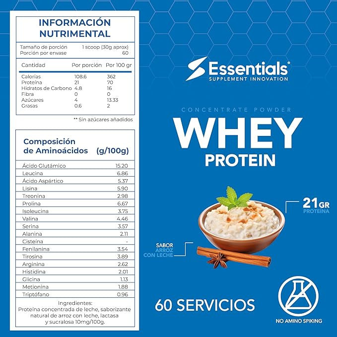 Ess Whey Protein 4 Libras Arroz con Leche