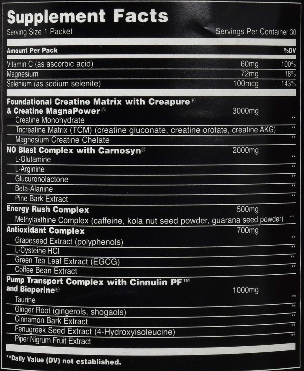 Universal Animal Pump C 30 Packs