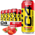 Cellucor C4 Energy Carbonatada 16Oz 12Pk Straw Watermelon