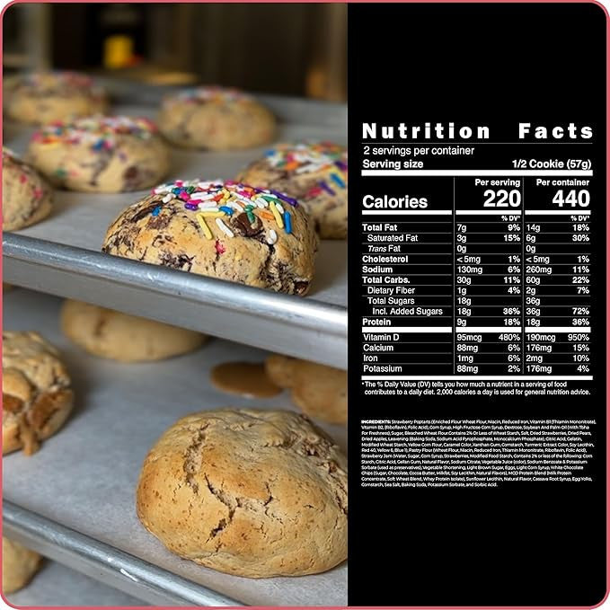 Raw My Cookie Dealer 113 g 12 Paquete Strawberry Toaster