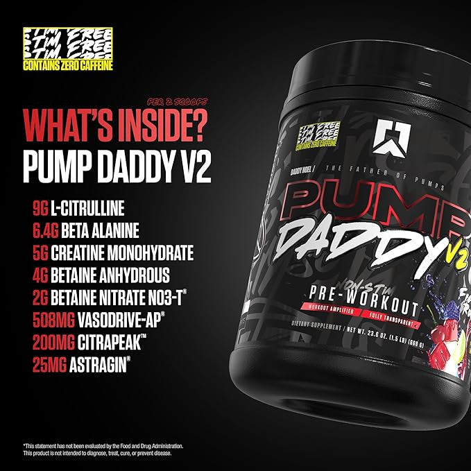 Ryse Pump Daddy V2 40 Porciones Freedom Rocks