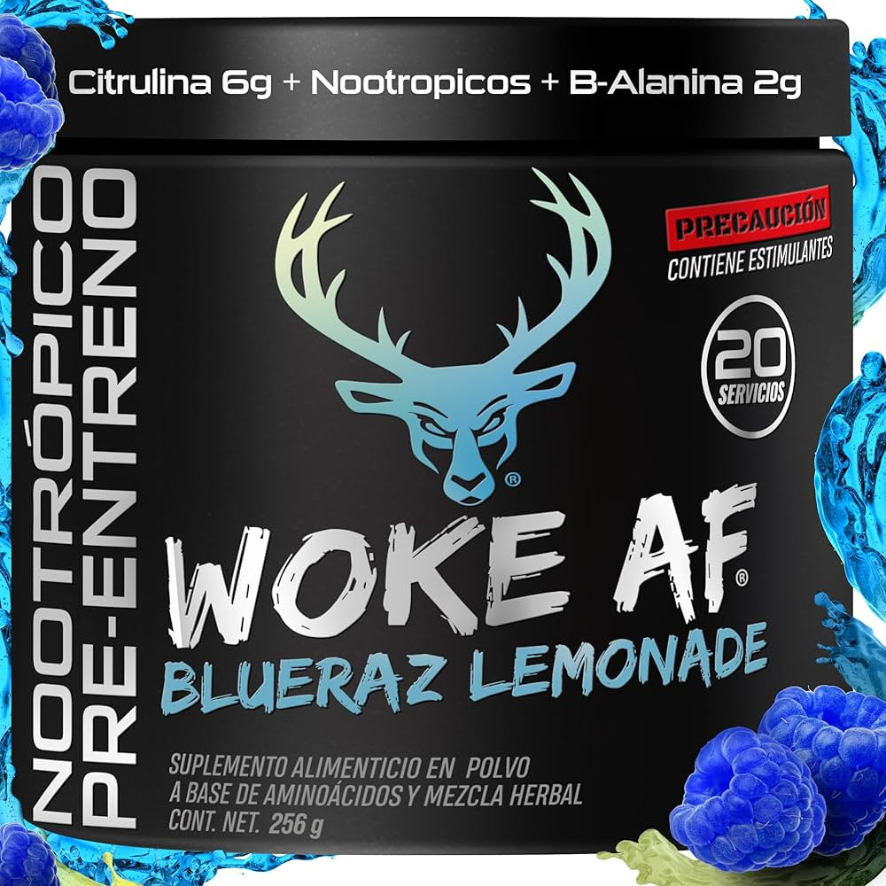 Bucked Up Woke Af 30 Porciones Blue Razz