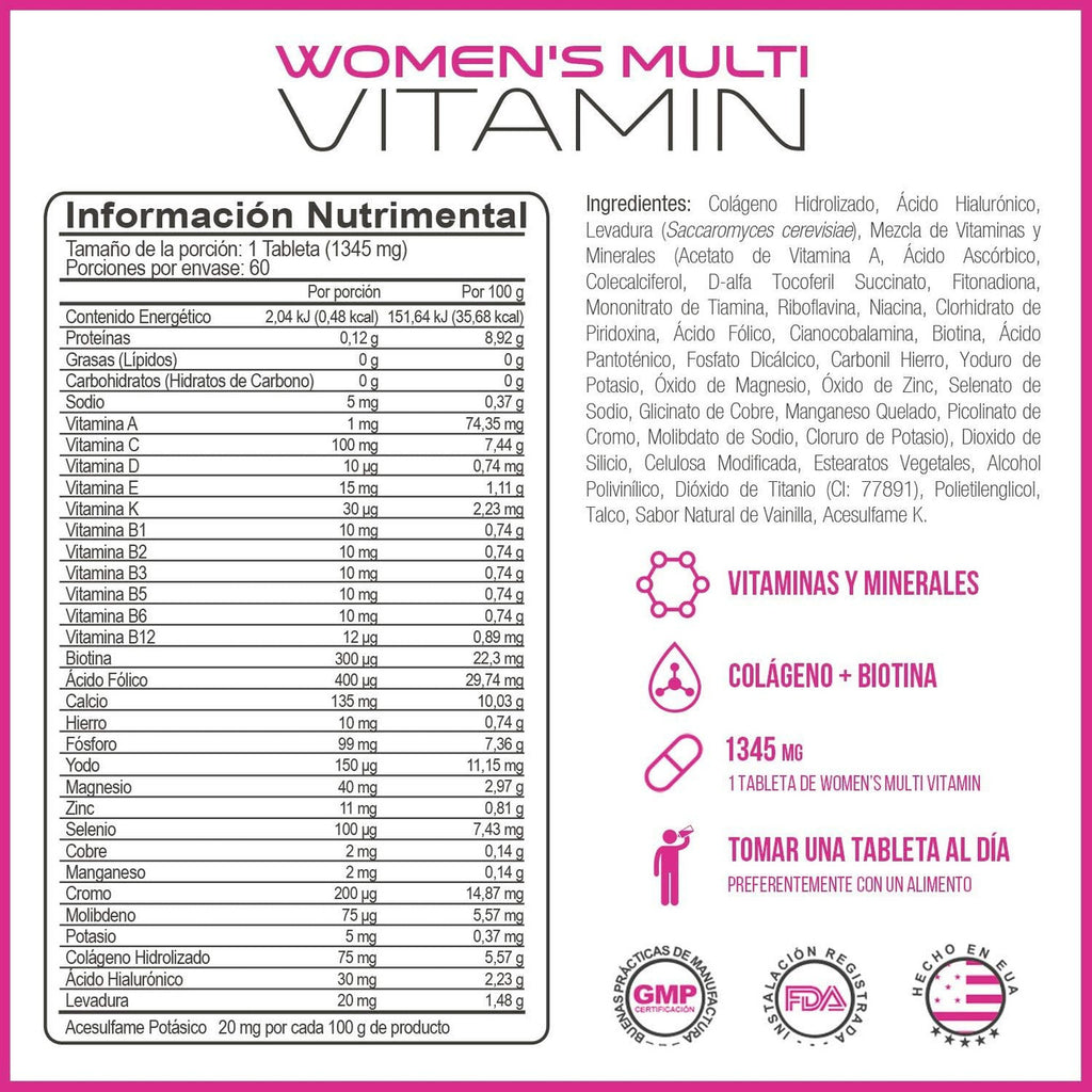 Forza Multi Vitamin Women S 60 Cápsulas