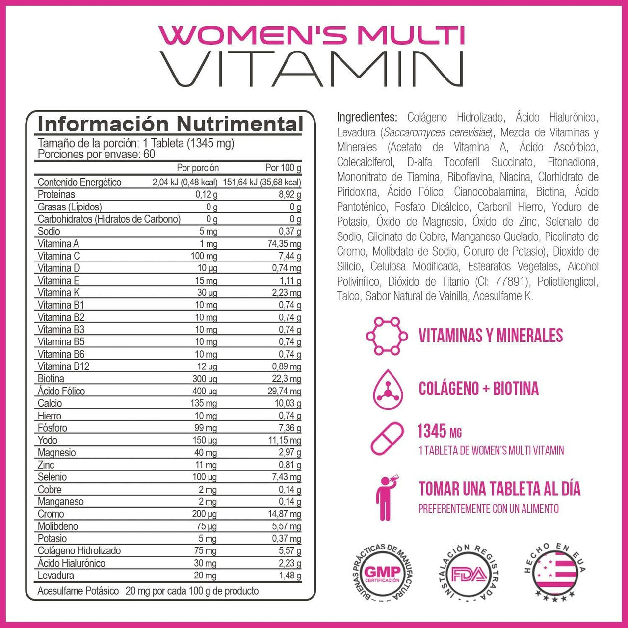 Forza Multi Vitamin Women S 60 Cápsulas