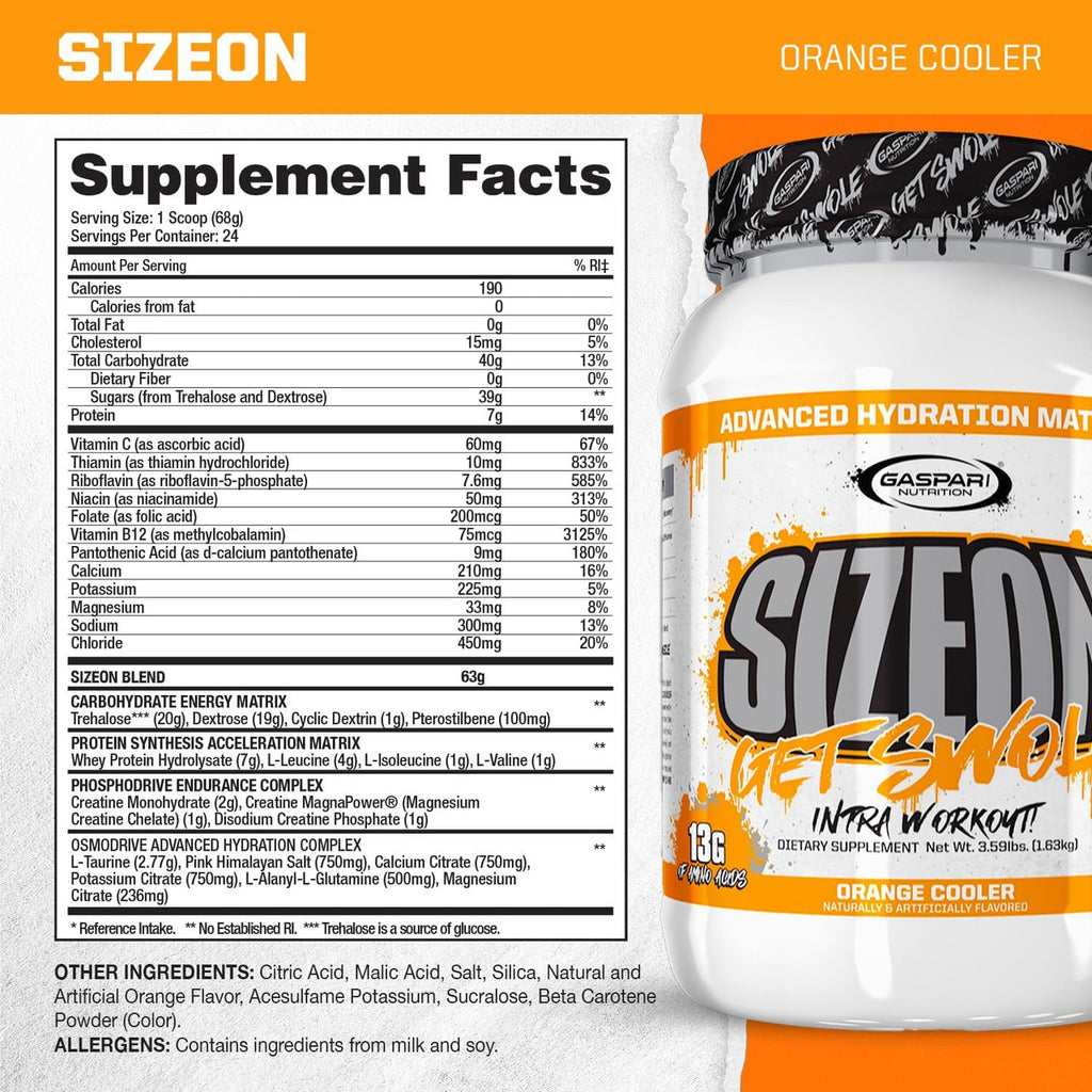 Gaspari Nutrition Size On Maximum 3 49 Libras Orange Cooler