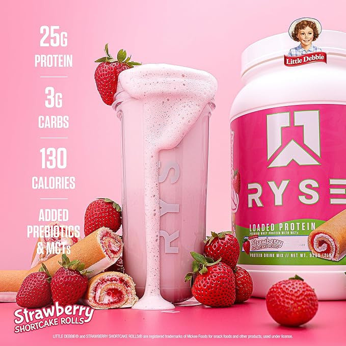 Ryse Protein 2 Libras 27 Porciones Little Debbie Strawberry