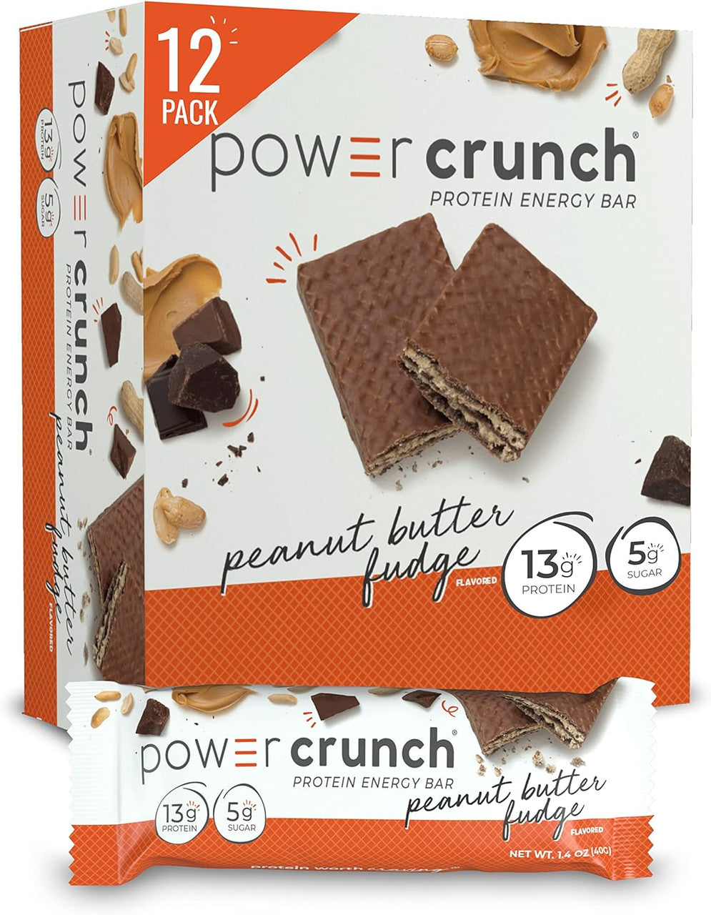 Power Crunch 12 Bar Peanut Butter Fudge