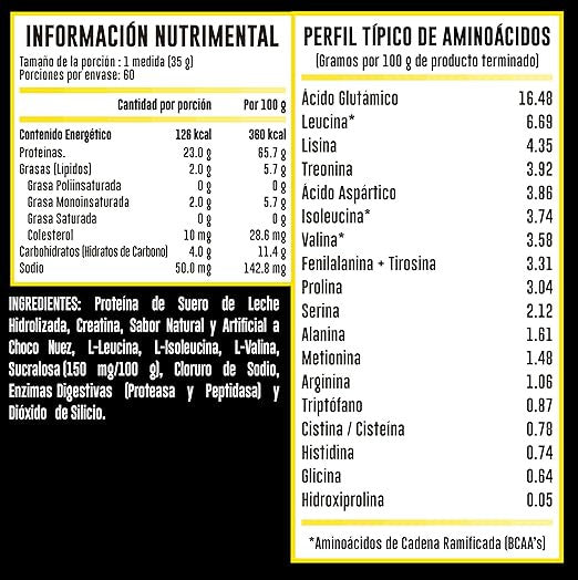 Advance Hydrotein Naturals 5 Libras Helado Napolitano