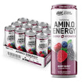 Optimum Nutrition Amino Energy 355 ml 12 Paquete Berry Burst Electrolitos