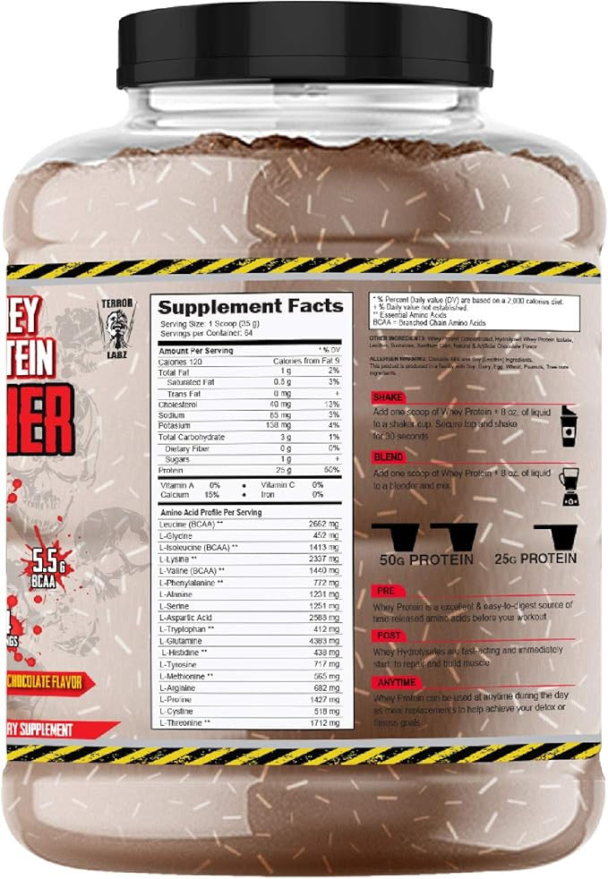 Terror Labz Whey Protein Punisher 5 Libras Chocolate