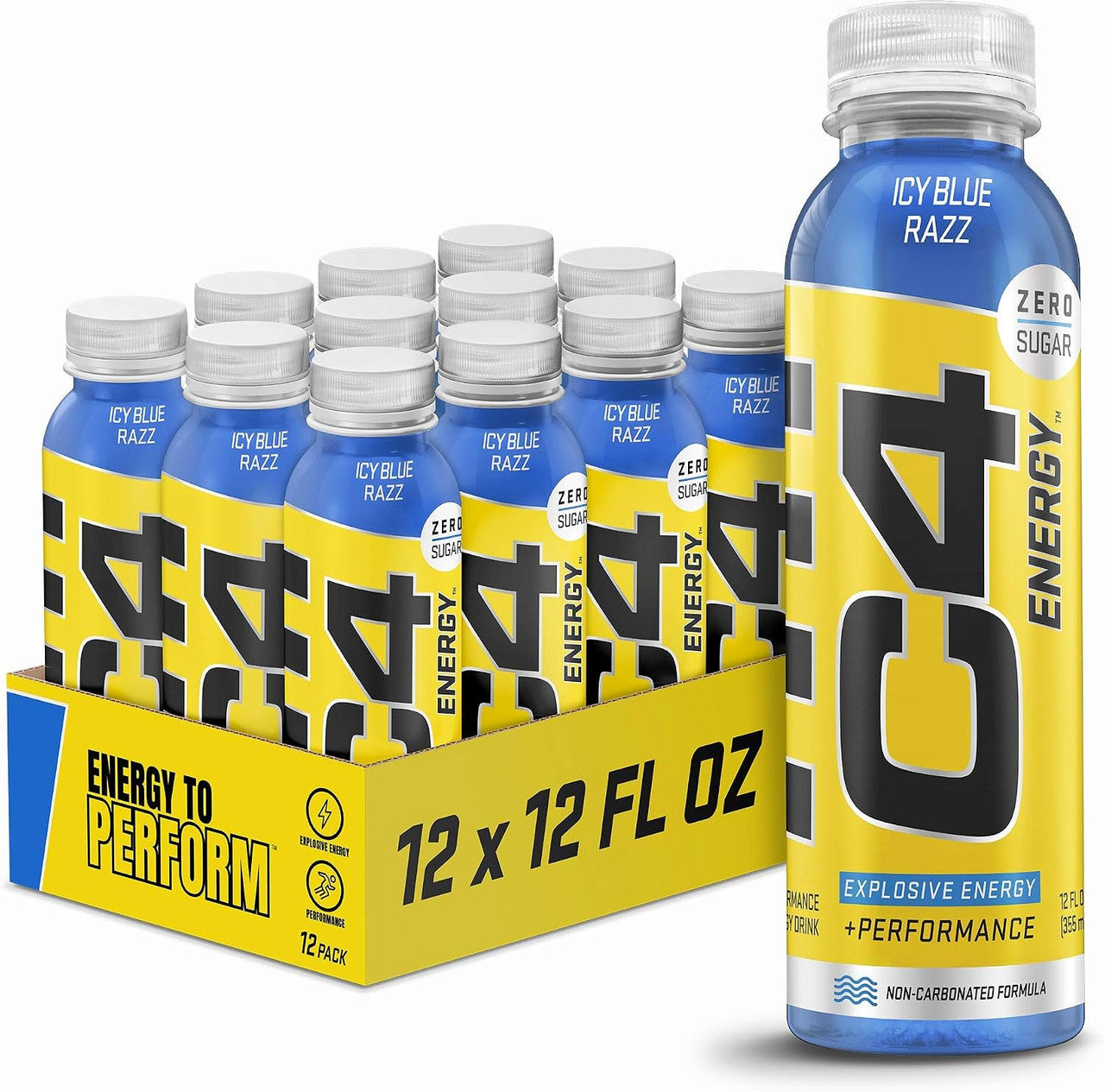 Cellucor C4 Energy Stl 12 Onzas 12Pk Icy Blue Razz