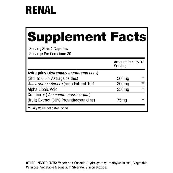Dragon Pharma Renal 60 Unidades