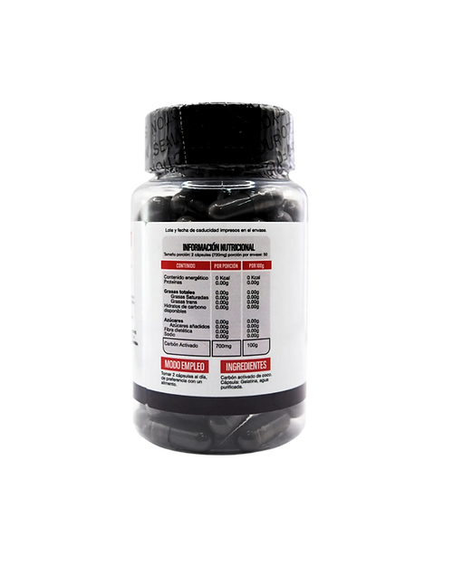 Superlabs Carbon Activado 100 Cápsulas
