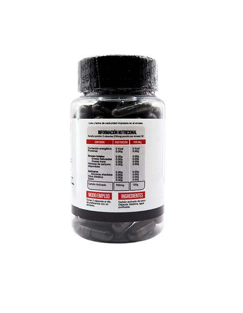 Superlabs Carbon Activado 100 Cápsulas
