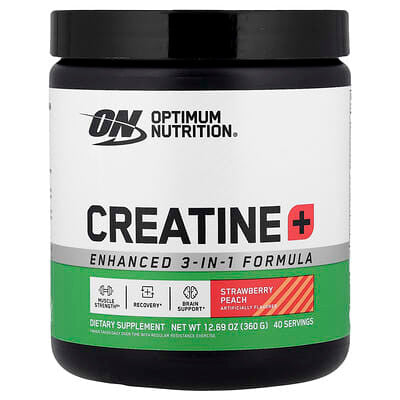 Optimum Nutrition Creatine 720 Grs Strawberry Peach