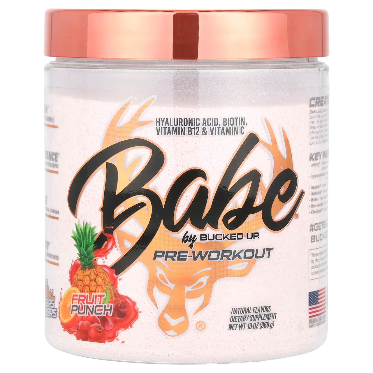 Bucked Up Babe Pre - Entreno 30 Porciones Fruit Punch
