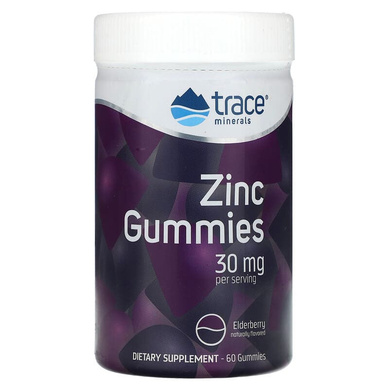 Trace Minerals Zinc Gummies 60 Gomitas