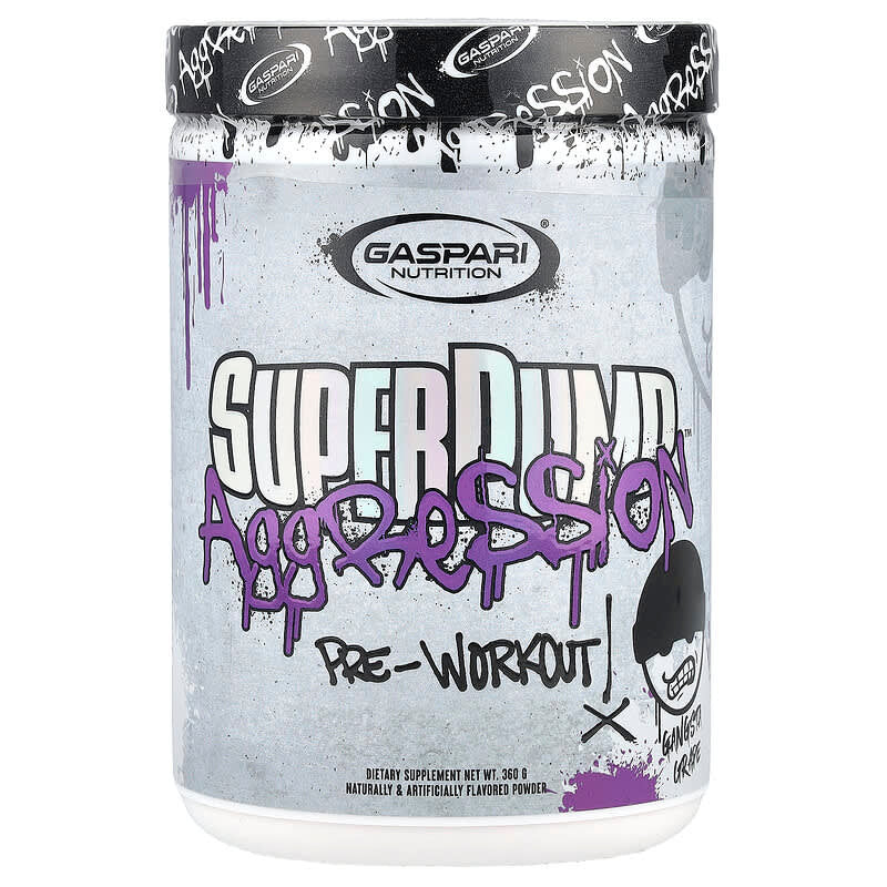 Gaspari Nutrition Super Pump Agression 20 40 Porciones Gangsta Grape