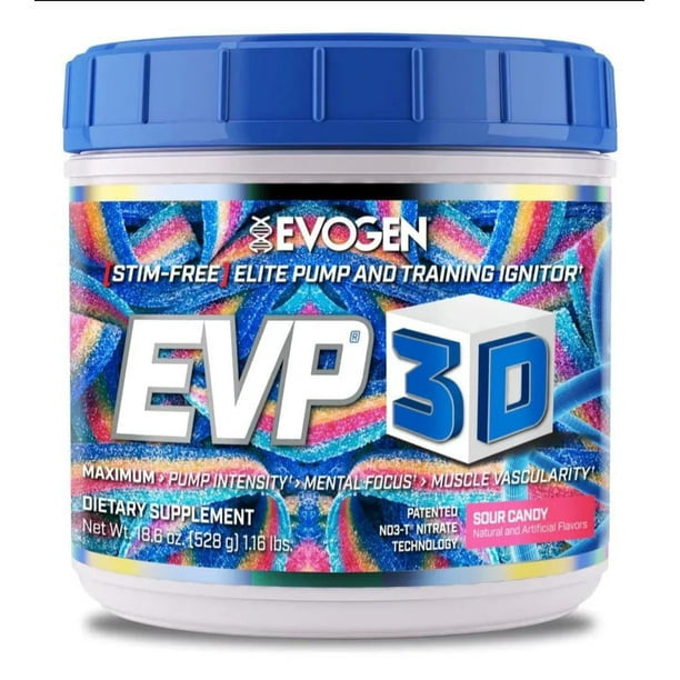 Evogen Evp 3D 40 Porciones Sour Candy