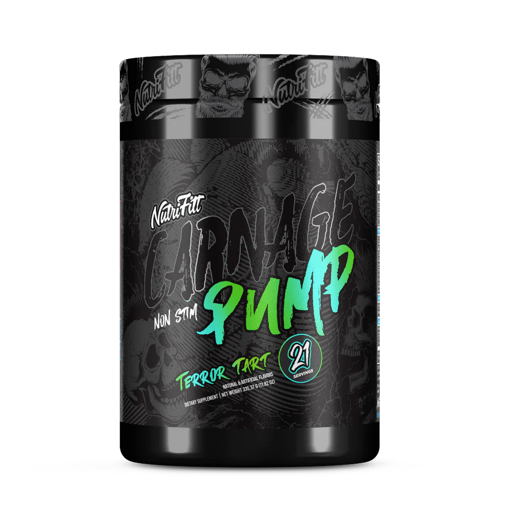 Ntfitt Carnage Pump Non Estimulante 21 Porciones Terror Labz Tart