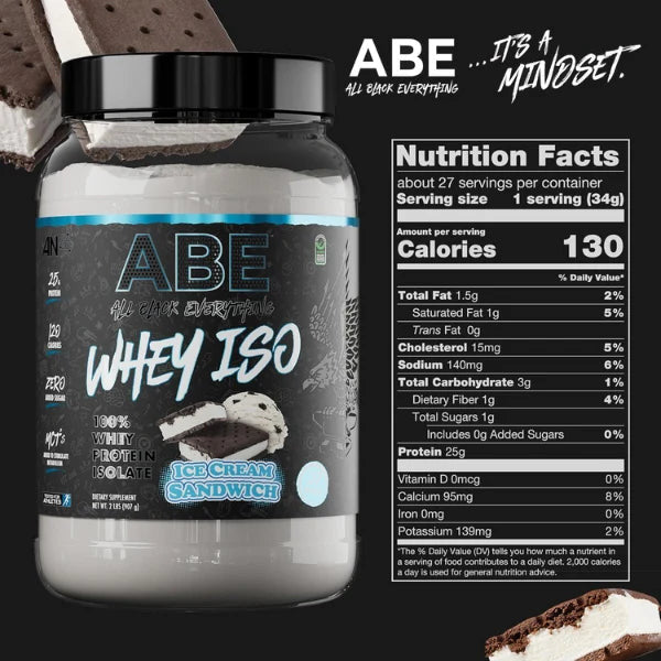 Applied Nutrition Abe Iso Whey 2 Libras Ice Cream Sandwich