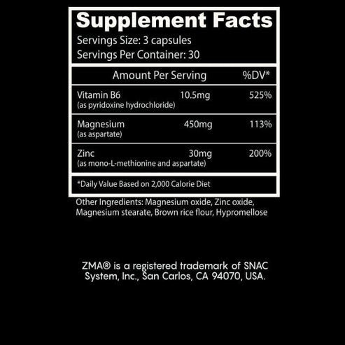 Insane Labz Acs ZMA 90 Cápsulas