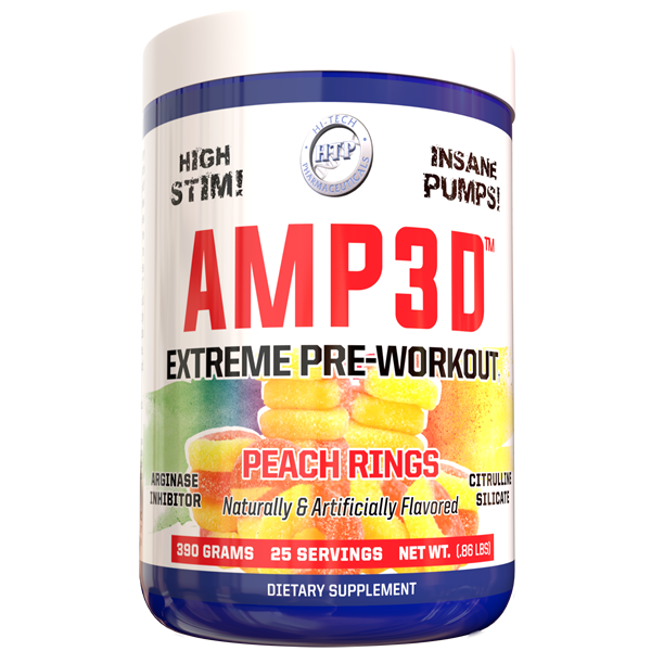 High Tech Pharma Amp3D 25 Porciones Peach Rings