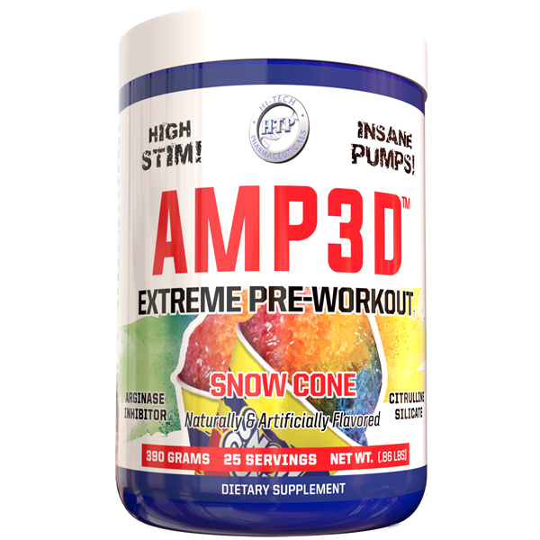 High Tech Pharma Amp3D 25 Porciones Snow Cone