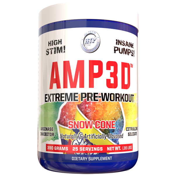 High Tech Pharma Amp3D 25 Porciones Snow Cone
