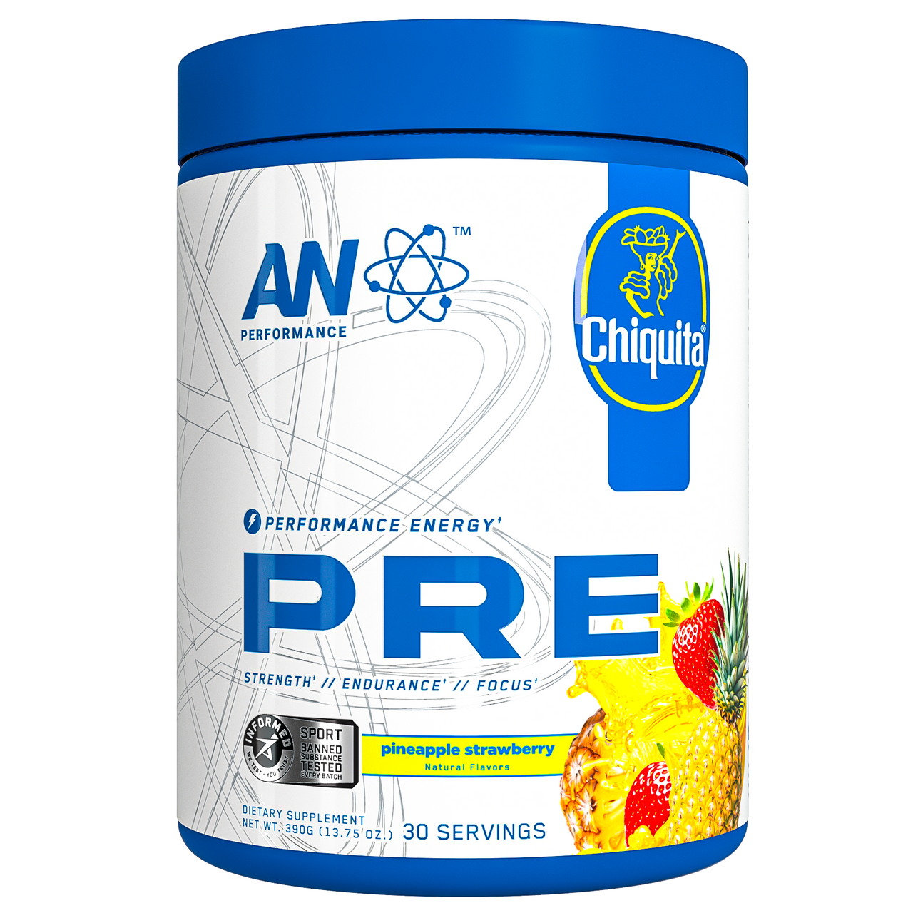 Applied Nutrition Abe Performance Pre - Entreno 30 Porciones Strawberry Pineapple Chiquita