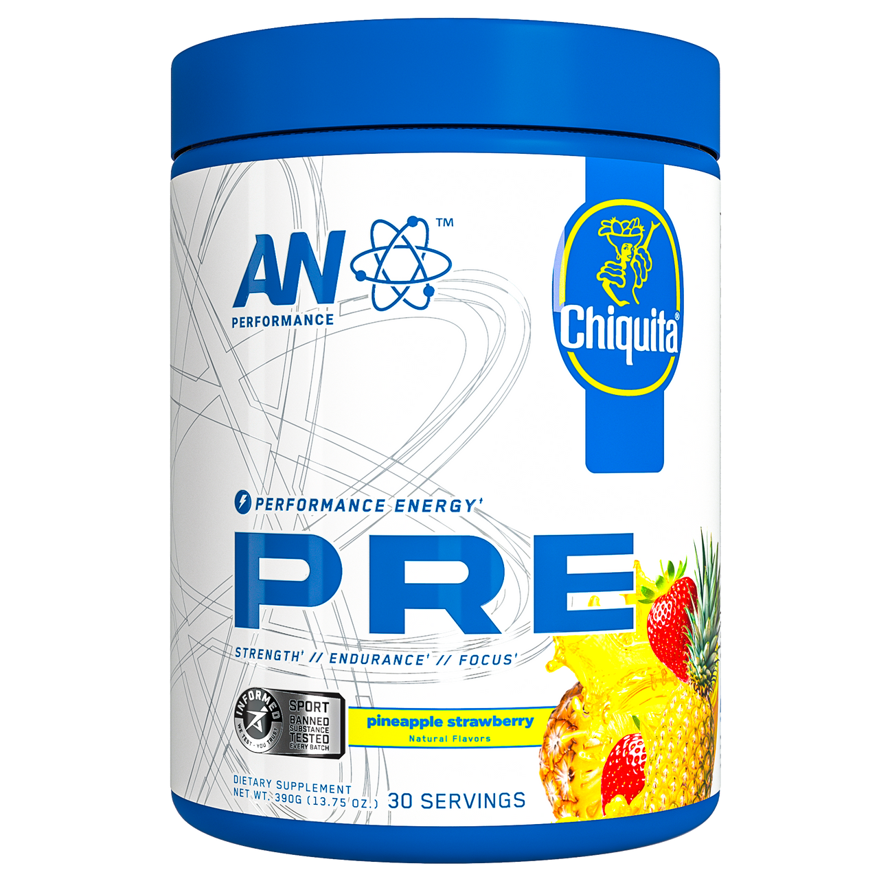 Applied Nutrition Abe Performance Pre - Entreno 30 Porciones Strawberry Pineapple Chiquita