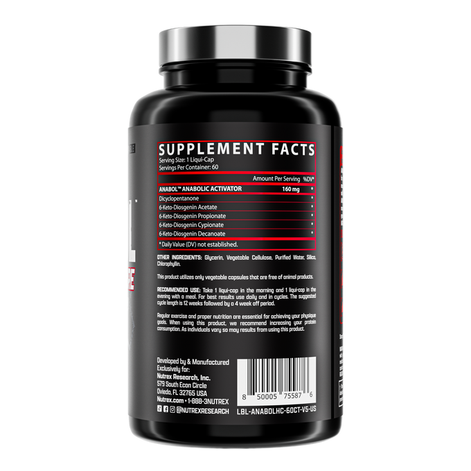 Nutrex Research Research Anabol Hardcore 60 Unidades