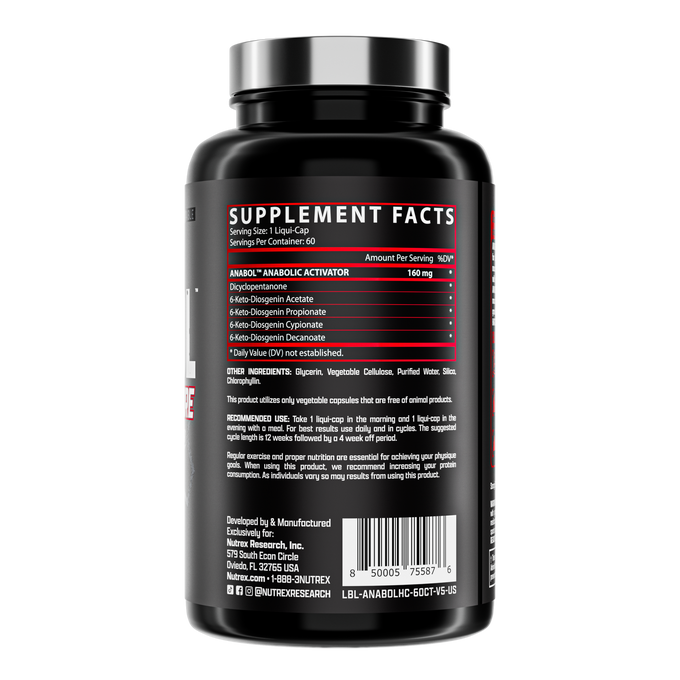 Nutrex Research Research Anabol Hardcore 60 Unidades