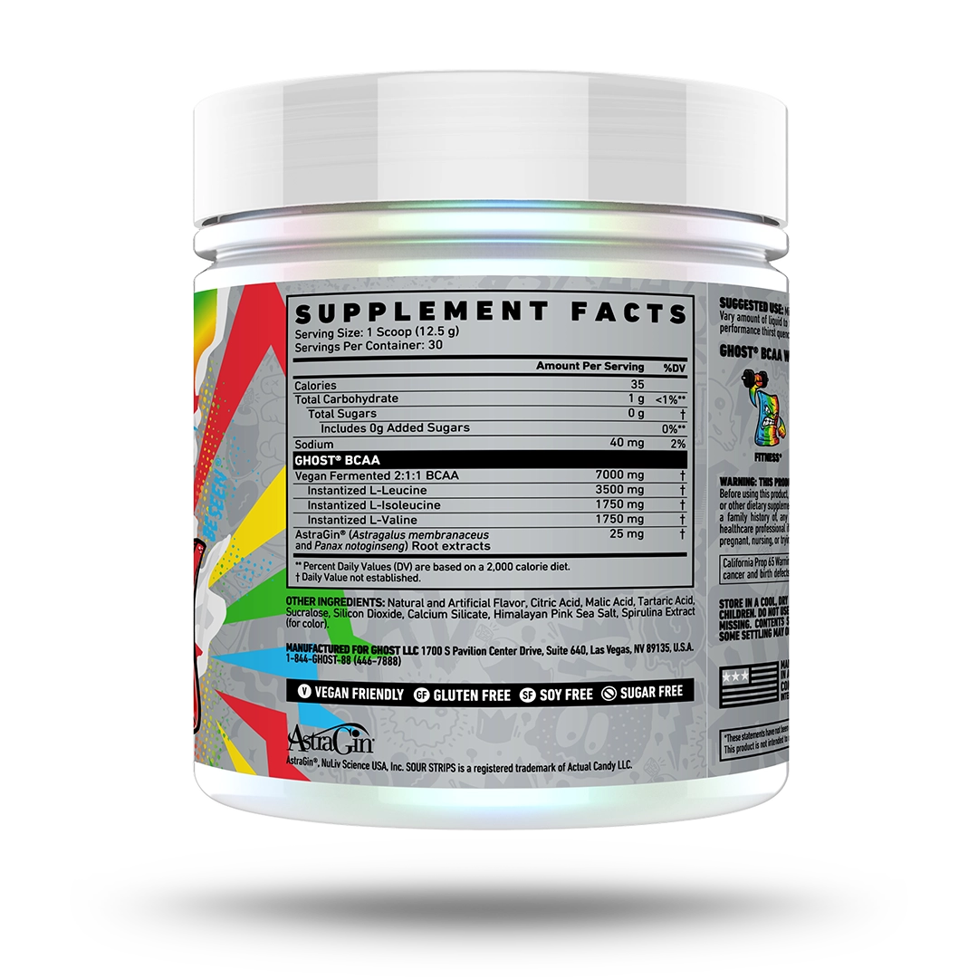 Ghost BCAA 30 Porciones Sour Strips Rainbow
