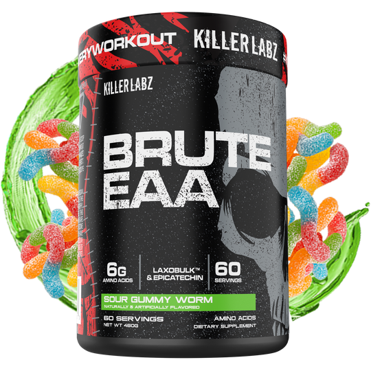 Killer Labz Brute EAA 60 Porciones Sour Gummy Worms