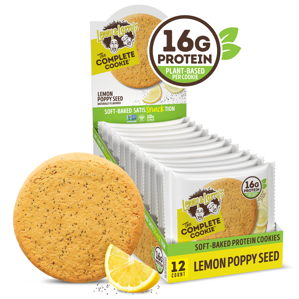 Lenny y Larry´S Complete Cookie 12 Cookies Lemon Poppyseed
