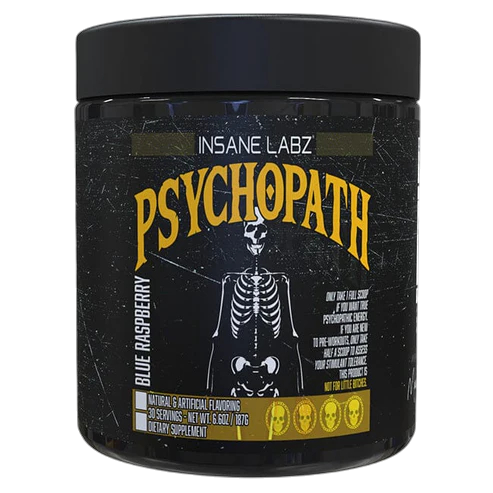 Insane Labz Psychopath 30 Porciones Blue Raspberry